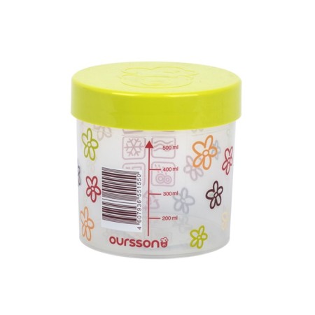 Oursson 0.5 l storage capacity, 9.5 × 9.5 × 9 cm, green color-1