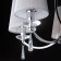 Suspended chandelier with crystal Valery, 40W, E14, 63x63 cm
