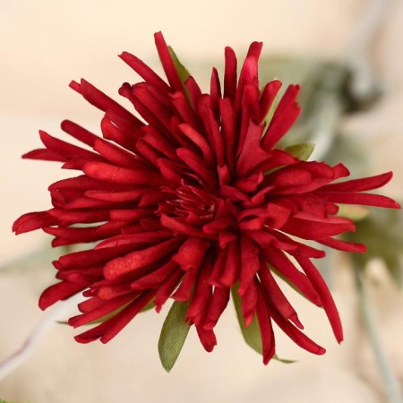 Artificial flowers "Globular" 9x70 cm, burgundy-1