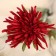 Artificial flowers "Globular" 9x70 cm, burgundy