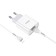 Network charger Hoco C81a, USB - 2.1 a, Lightning 1 m cable, white