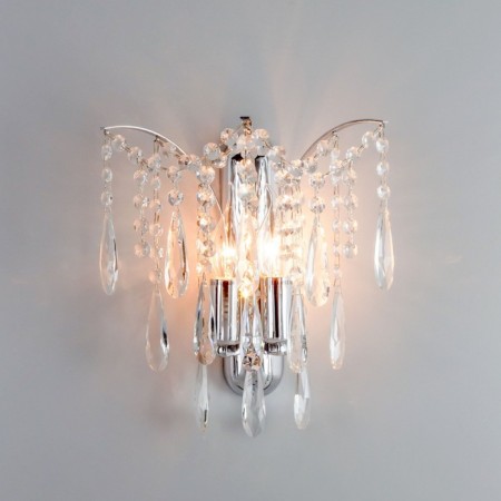 Sconces Citilux "Selena" CL302320, 26x30 cm, 2x40W, E14, color gray color