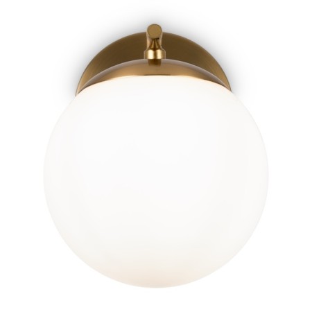 Wall lamp (sconce) marble, 1xe27, brass color-11