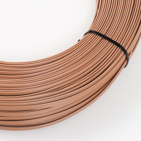 Artificial rattan 8 mm 100 m wave (beige)-1