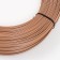 Artificial rattan 8 mm 100 m wave (beige)