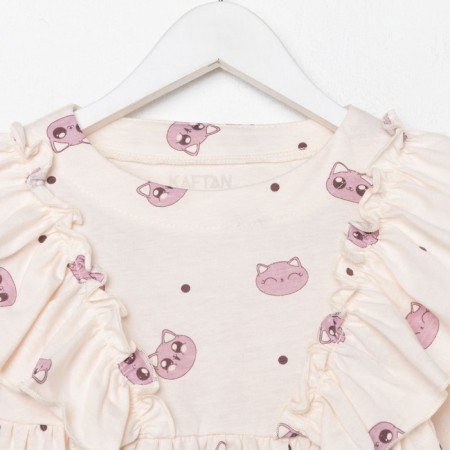 Платье детское KAFTAN "Dream" р.34 (122-128), бежевый-6