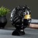Kashpo - organizer "Gorgon Medusa" Black with gold, 13x16x11cm