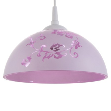 Lamp Bayerlux cap "Rocell" 1 lamp E27 40W White-pink d.250-3