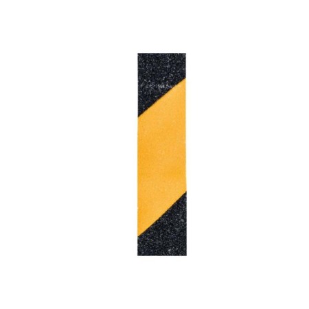 Anti-Squearing Brauberg 606773, granular, black and yellow, PVC base, 25 mm x 5 m-2