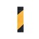 Anti-Squearing Brauberg 606773, granular, black and yellow, PVC base, 25 mm x 5 m