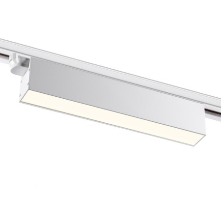 Snow -shaped single -phase three -core LED Novotech. Iter, 18W, LED, 66x315x36 mm, white color-3