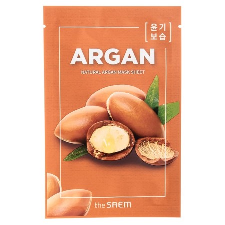 Facial face mask The Saem Natural Mask Shet Argan, 21 ml