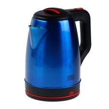 Electric kettle Homestar HS-1003, metal, 1.8 l, 1500 watts, blue