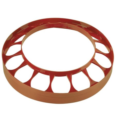 Divotive grate for bunker feeder, plastic