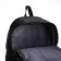 Youth backpack from textiles with a zipper, waterproof, 4 pockets, black/blue color