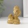NECKE Polystone "Snake with a bag of Chinese coins" 4.7x7.5x9.7 cm