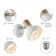 Lamp wall-flowing spot Rivoli Lorena 1he14, 40 watts rotary with a switch