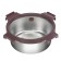Smart Solutions lunch box, glass cover, 1.5 l, plum color