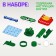 Electronic designer "Throwing machine", 11 parts, 6 balls