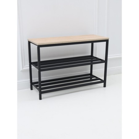 Shoe with the seat "Energy Loft", 51x 75 x 30 cm, oak Santana