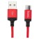 Hoco X14 Times Speed, Type-s-USB, 3 A, 2 m, black and red