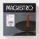 Porcelain dish 2-long Magistro "Galaxy", 19/27 × 22 cm, black color