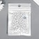 Decor for creativity plastic "Balls. White mother-of-pearl" d = 3-8 mm, set 10 grams