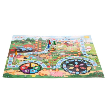Board player game "Blue Tractor"-5
