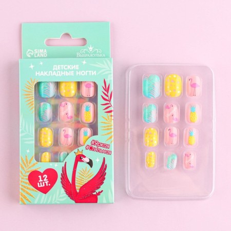 Children's overhead nails "Bright, stylish", 12 pcs-1