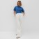 T-shirt shortened female Minaku Oversize Fit: Color Electro, Rr. 44