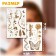 Children's tattoos-transfers, 10 × 15 cm, set 2 sheets, gold, “butterflies”