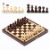 Chess Polish Madon "Pearls", 28 x 28 cm, King H-6.5 cm, pawn H-3 cm