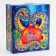 New Year. Gift box, New Year's with the plastic handle "Eastern Snake" 28.5*14*33 cm.