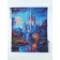 Diamond mosaic with full filling on the canvas "Fantastic Castle", 40 x 50 cm