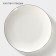 Porcelain dining “Golden Line”, D = 27 cm, white color