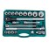 Set of end heads Jonnesway S04H6121S, 21 subject