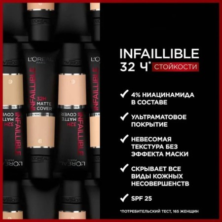 Tonal cream L’Oreal Infailible, matte, tone 110-3