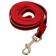 Kaponnoye zonik leash with double latex thread, 2 m x 1.5 cm, red