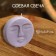 Candle "Moon" 9x3x9 cm, soy wax