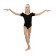 A swimsuit for gymnastics and dancing Grace Dance, p. 36, black color
