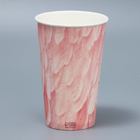 A glass for flowers "feathers", 350 ml-2