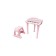 Musical Children's Piano Center Everflo Maestro, pink color
