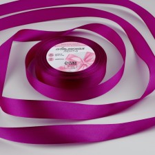 Satin tape, 20 mm × 23 ± 1 m, purple color # 29