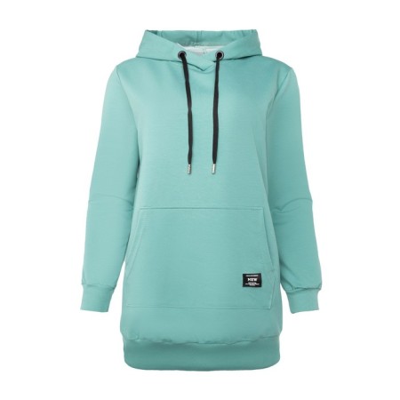 Female hoodies, menthol color, size 46-6