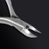 Pedicure nippers "Premium", 13 cm, blade length - 16 mm, silver color
