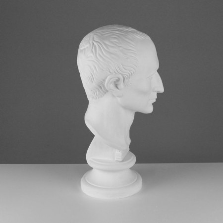 Gypsum figure Caesar's head, 20 x 27 x 52 cm-1