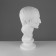 Gypsum figure Caesar's head, 20 x 27 x 52 cm