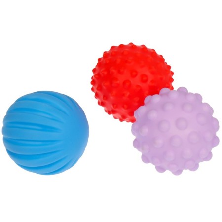Gift set of developing tactile balls "Kruglyashi" 3 pcs., New Year's gift packaging-8