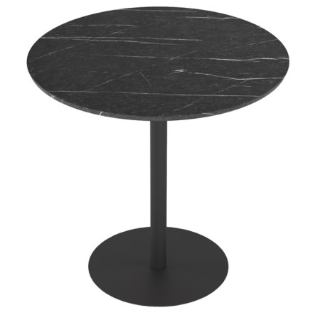 Dining table "Dale", 750 × 750 × 743 mm, color black marble
