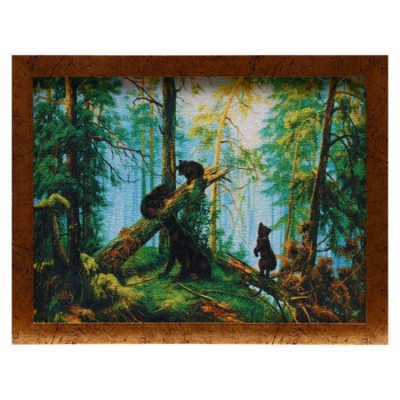 The tapestry "in the pine forest" 44x34 cm-11